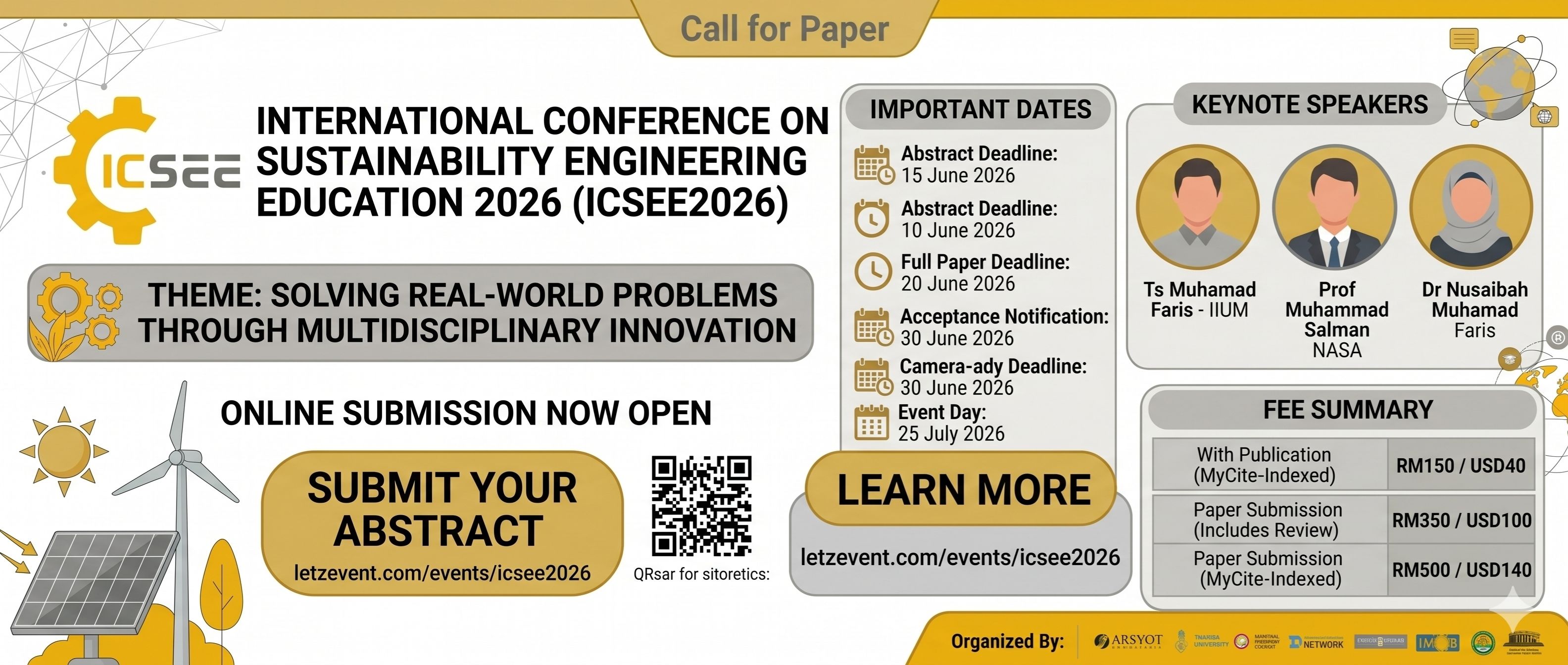 International Conference on Sustainability Engineering Education 2026 (ICSEE2026)
